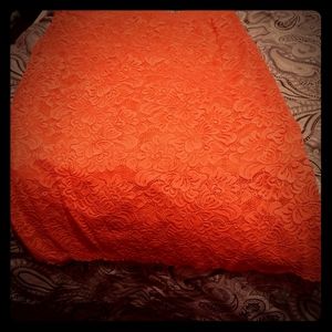 Orange skirts